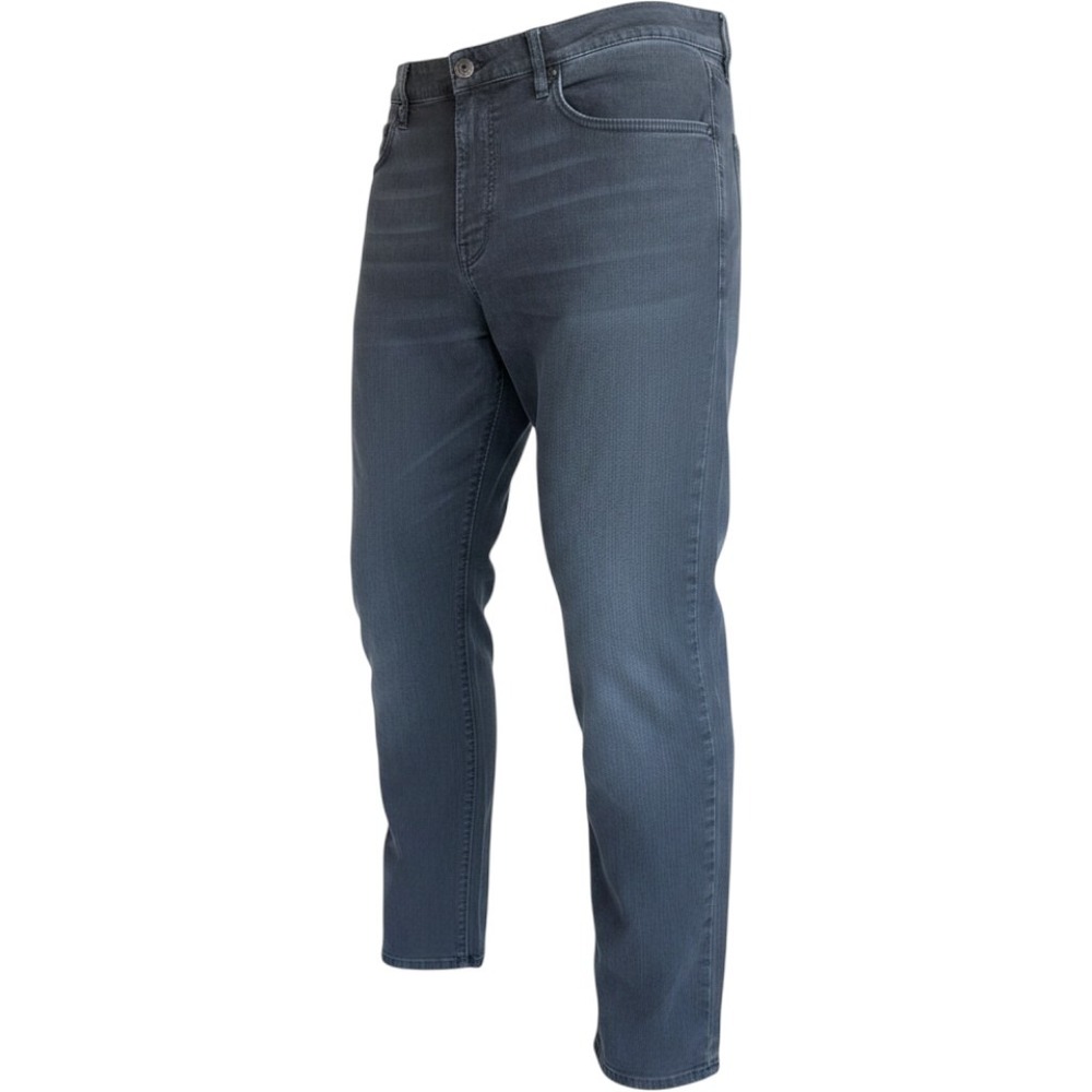 BOSS Hugo Boss Montana Jeans Mens 38x32 Gray Straight Leg 100% Cotton Italy